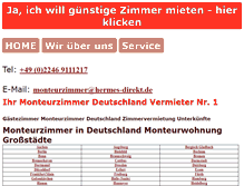 Tablet Screenshot of hermes-direkt.de